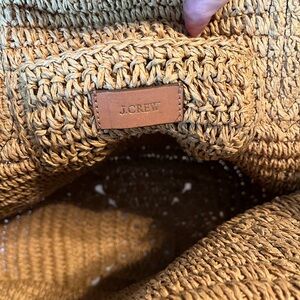 J Crew Straw Marketplace Tote